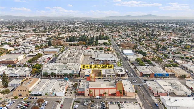 an aerial view of a city with lots of residential buildings