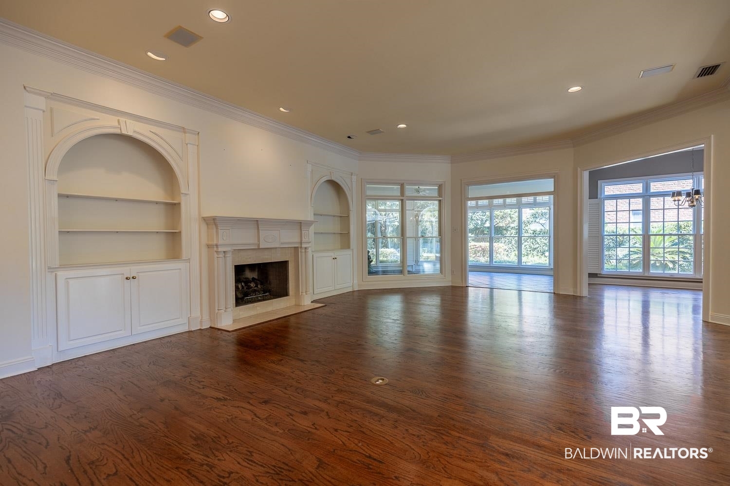 3 Springhill Trace Mobile, AL 36608 - Photo 3 of 35 Open Floorpan with Gas Fireplace with lots of natural light