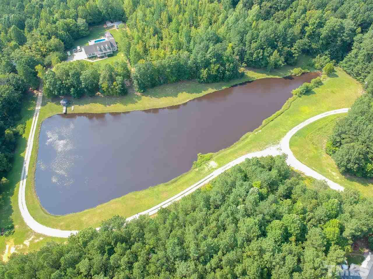 4040 Pine Ridge Road Franklinton, NC 27525 - Photo 21 of 30 a view of a swimming pool with a yard and plants