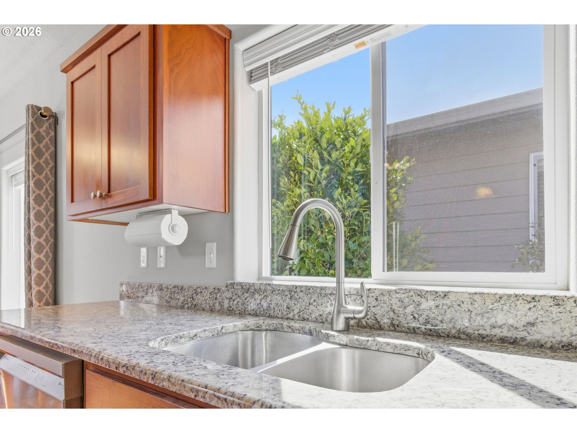 2418 Equestrian Loop South Salem, OR 97302 - Photo 16 of 39 a bathroom with a granite countertop sink and a mirror