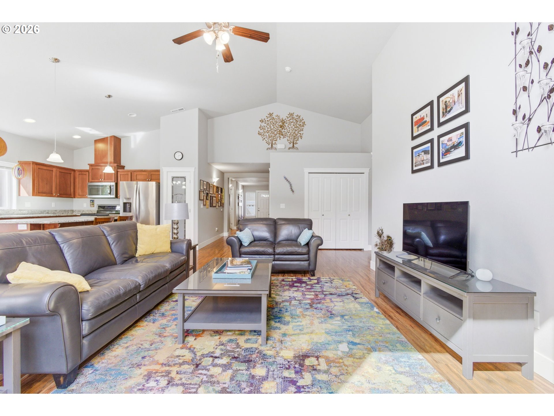 2418 Equestrian Loop South Salem, OR 97302 - Photo 10 of 39 a living room with furniture and a flat screen tv