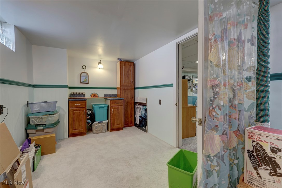 1525 Root Road Lorain, OH 44052 - Photo 31 of 41 Finished basement for office or craft room
