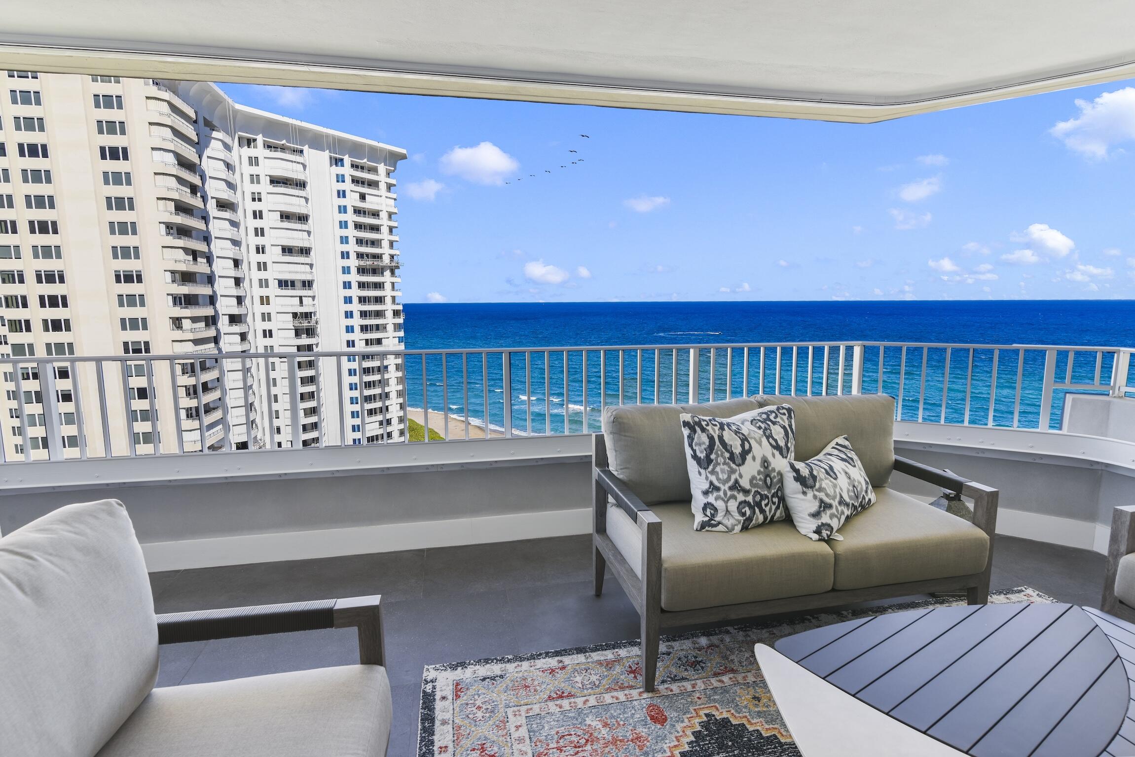 550 South Ocean Boulevard, Unit 1407 Boca Raton, FL 33432 - Photo 9 of 47 Balcony