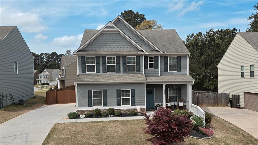 303 High Water Court Acworth, GA 30102 - Photo 1 of 27 front view of a house with a yard