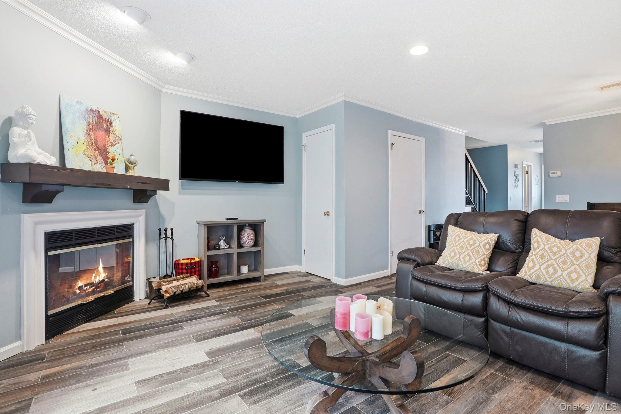 85 Hemlock Circle Peekskill, NY 10566 - Photo 12 of 23 Relax here for movie night too! There's a large storage closet and access to the finished lower level.