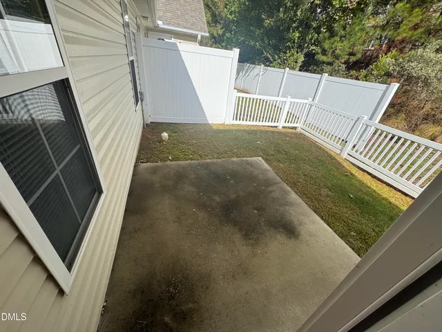 a view of outdoor space and deck