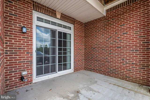 a view of front door