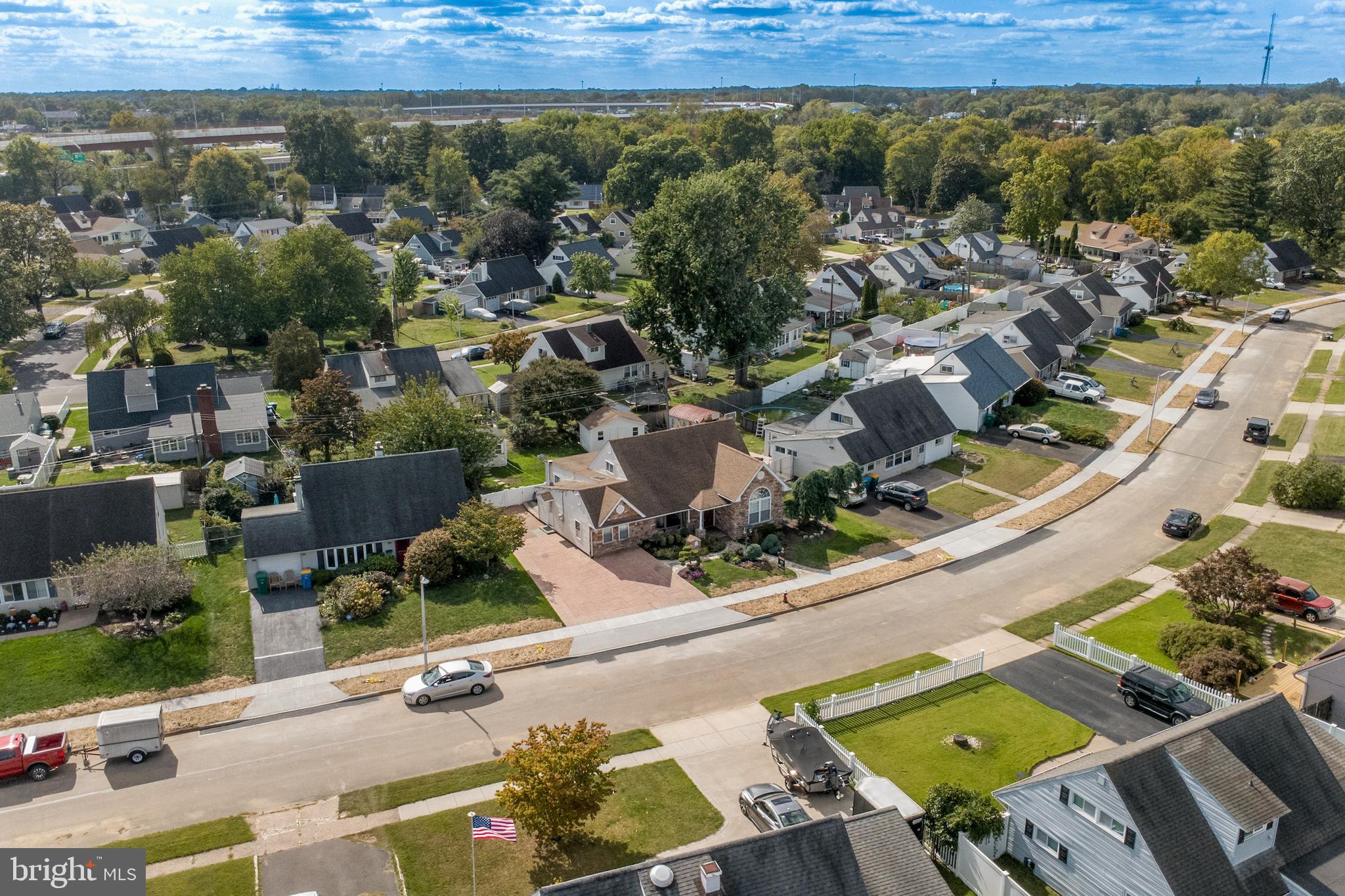 23 Misty Pine Road Levittown, PA 19056 - Photo 73 of 74 an aerial view of a house with a yard