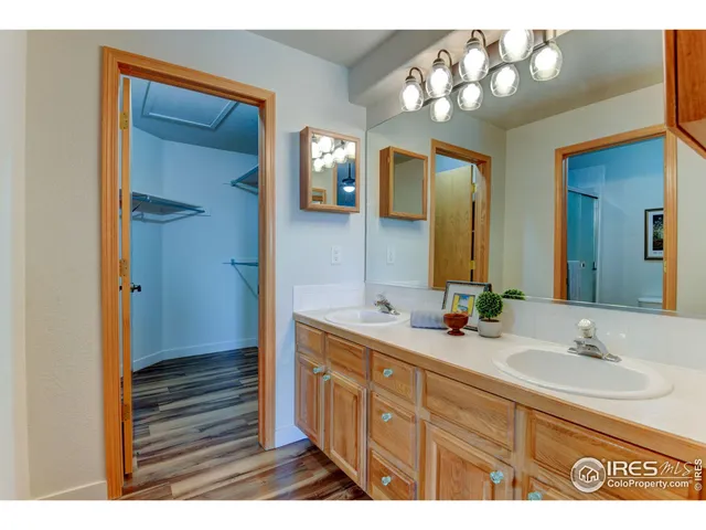 a view of small space with racks on the wall