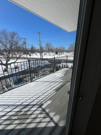 a view of balcony and city view