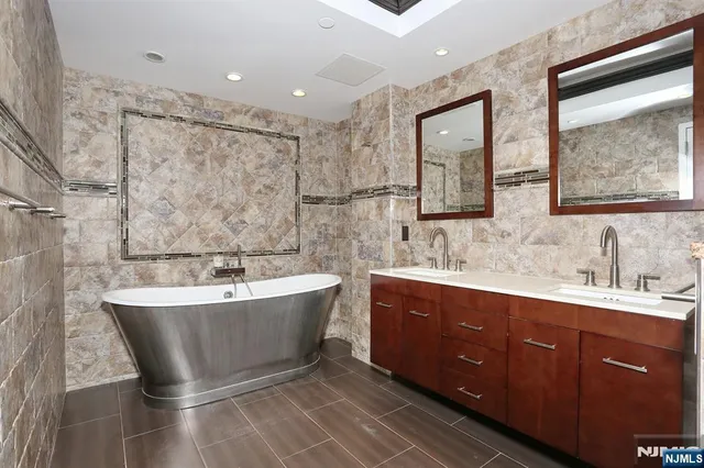 a bathroom with a shower and toilet