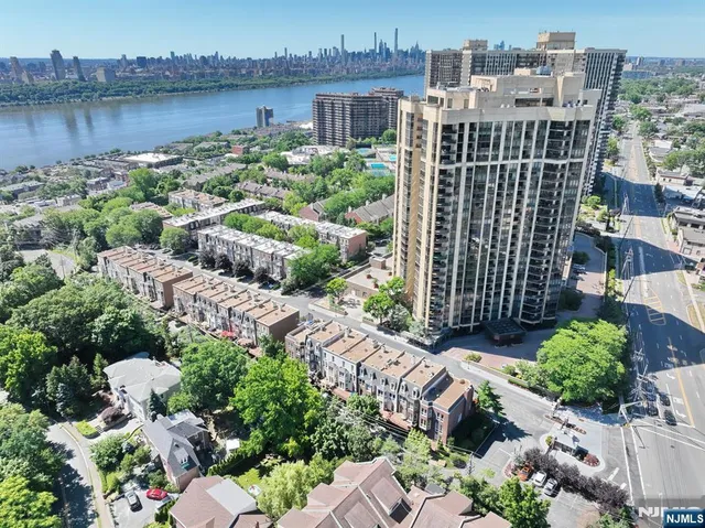 a front view of a building