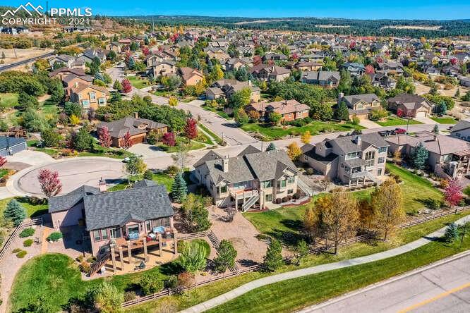 13968 Windy Oaks Road Colorado Springs, CO 80921 - Photo 4 of 34 an aerial view of multiple house