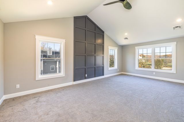 a bathroom with a double vanity sink mirror and
