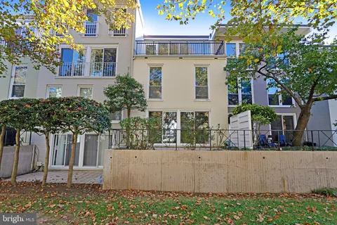 a building with an outdoor space