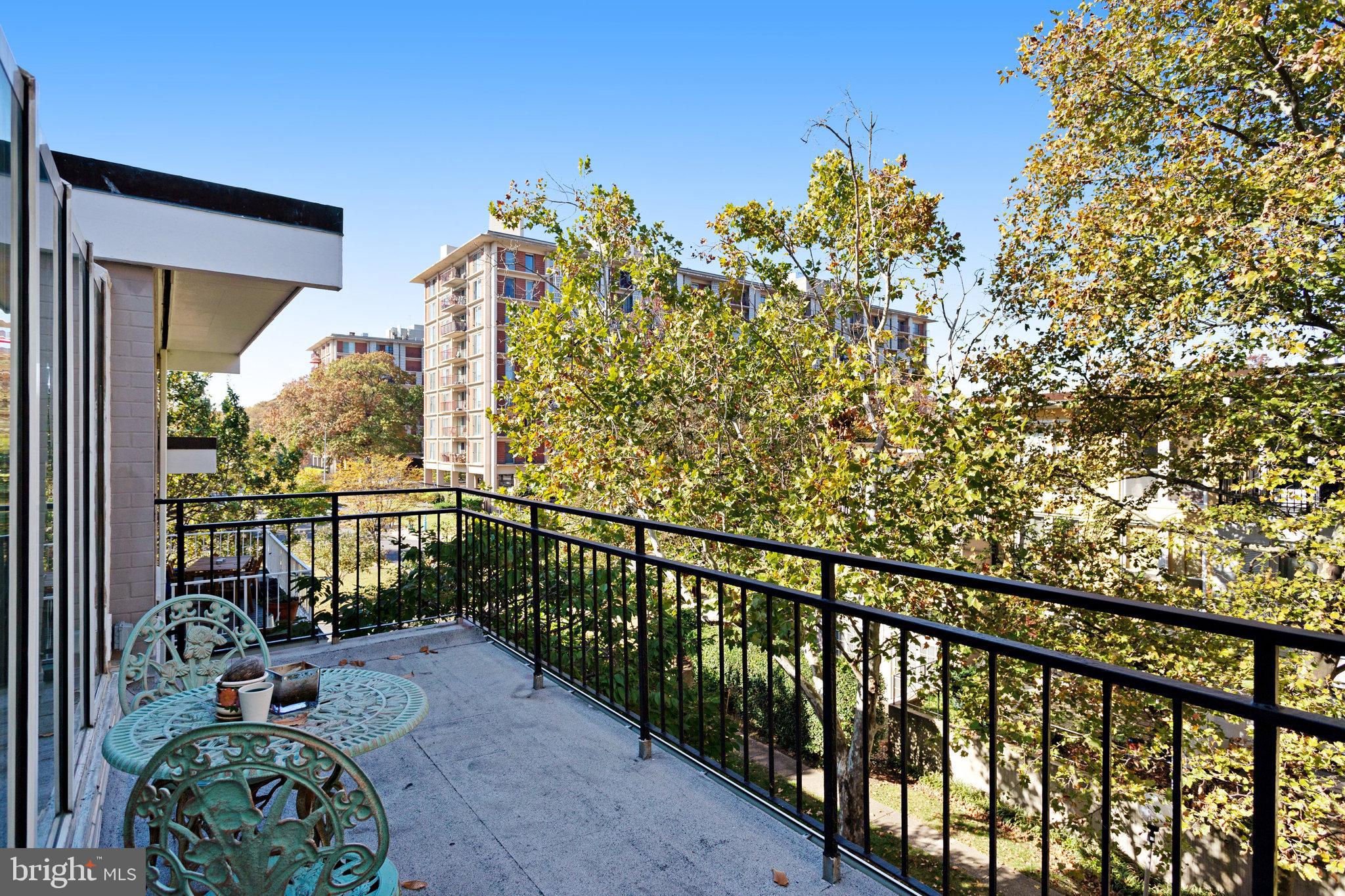 42 G Street Southwest Washington, DC 20024 - Photo 8 of 54 a view of a balcony with chairs