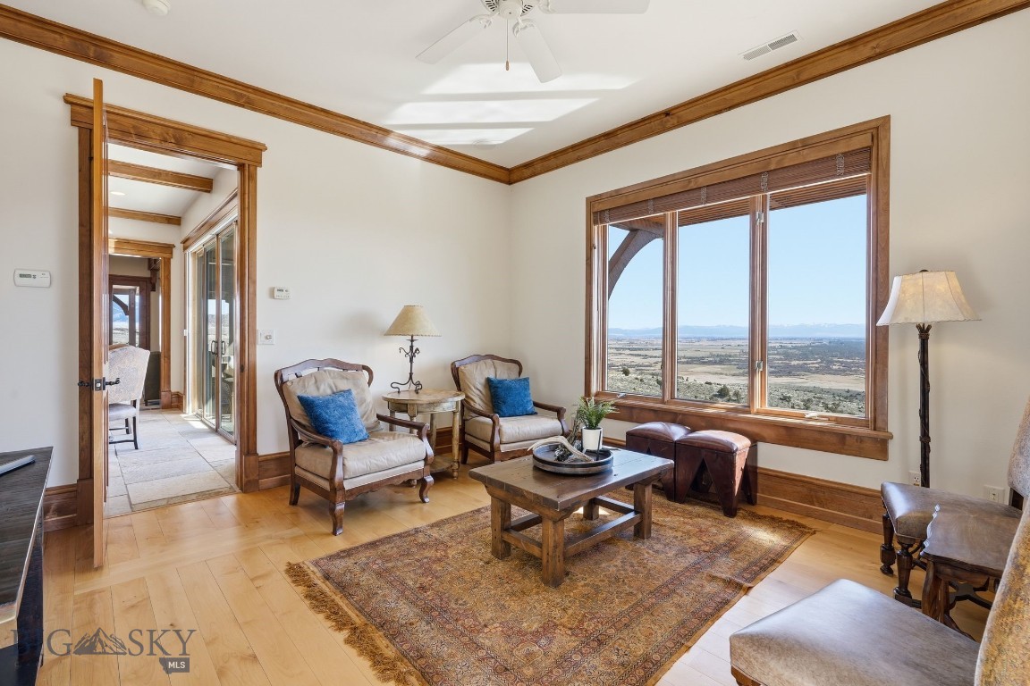 1240 Twin River Cutoff Road Manhattan, MT 59741 - Photo 38 of 88 Main level sitting area or bedroom with incredible views