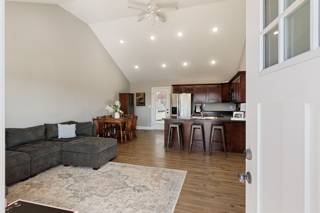 123 Timber Rdg Drive Pulaski, TN 38478 - Photo 4 of 20 a living room with lots of furniture and kitchen view
