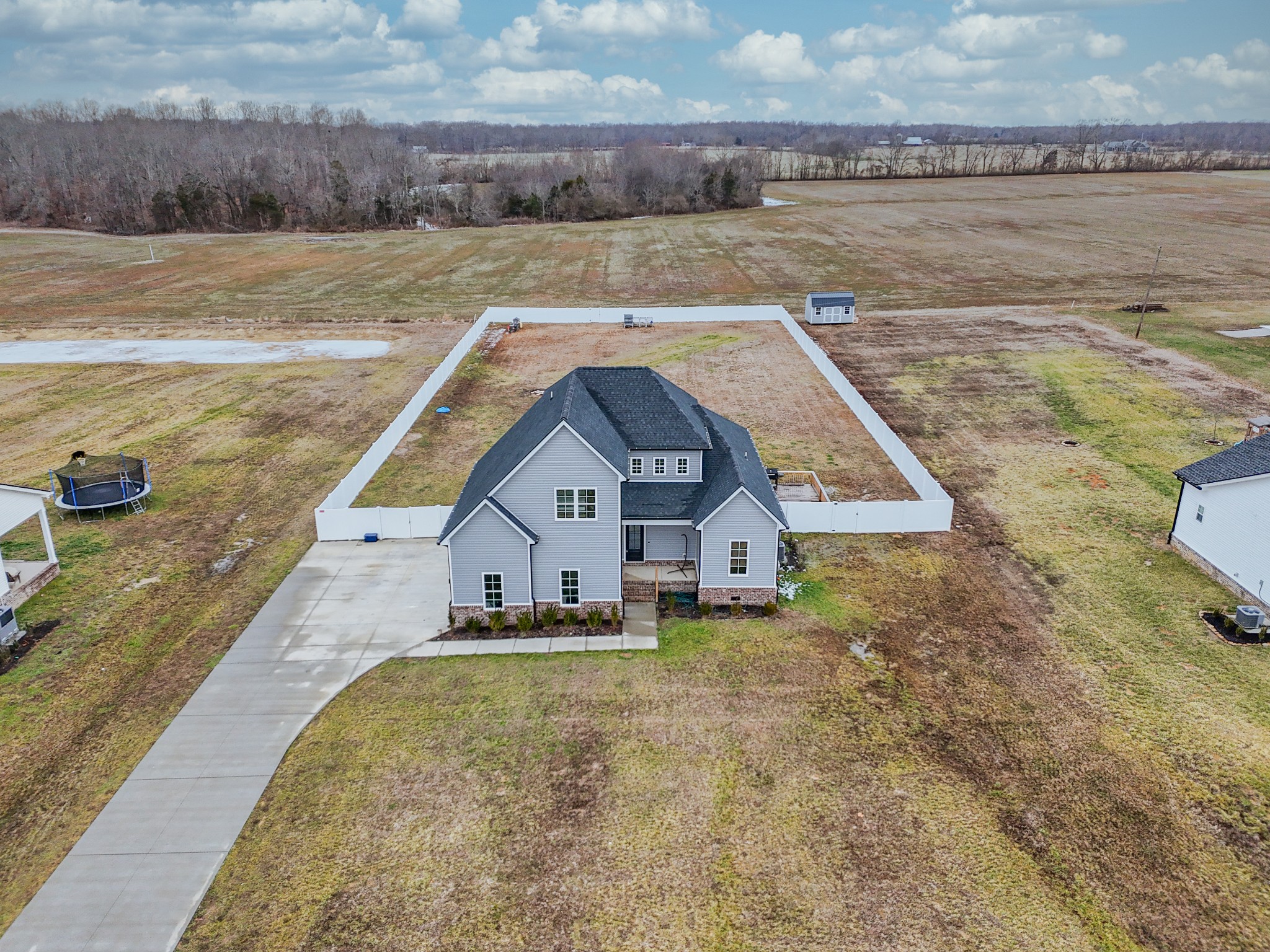 1181 Norton Road Manchester, TN 37355 - Photo 4 of 51 a view of a terrace with a lake