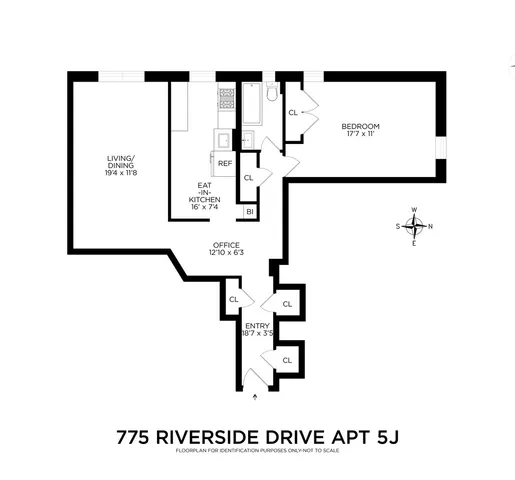 $2,895 | 775 Riverside Drive, Unit 5J | Washington Heights