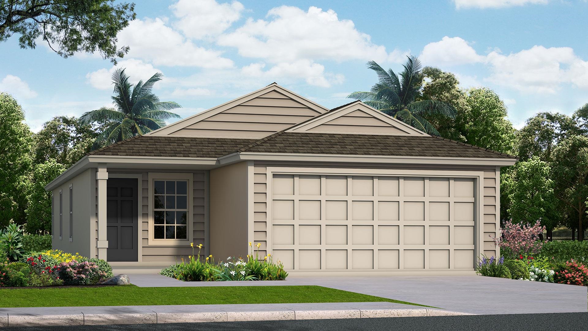 83 Caminha Road St. Augustine, FL 32084 - Photo 1 of 11 a front view of a house with a garden