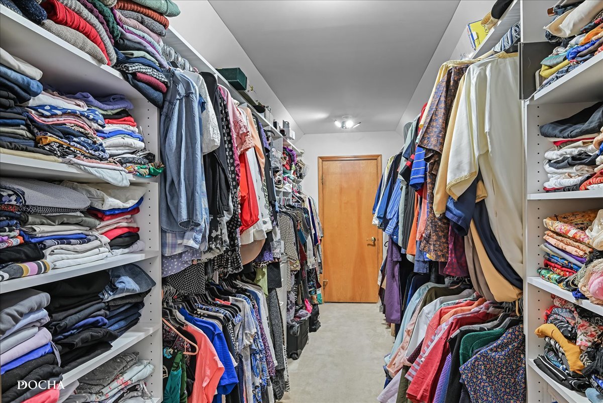 1107 Tuthill Road Naperville, IL 60563 - Photo 29 of 59 a view of walk in closet with clothes and shoes
