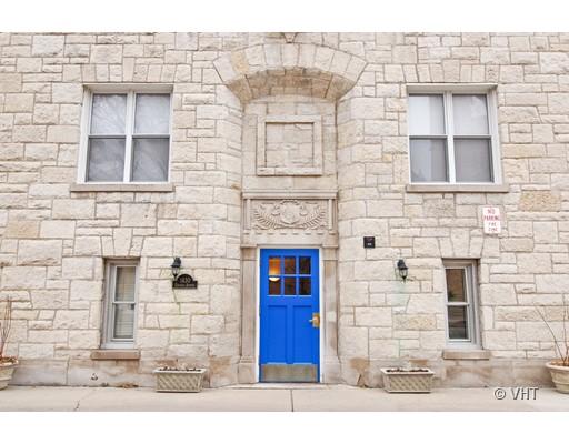 1430 Chicago Avenue, Unit 5W Evanston, IL 60201 - Photo 1 of 1 a black and white photo of a building