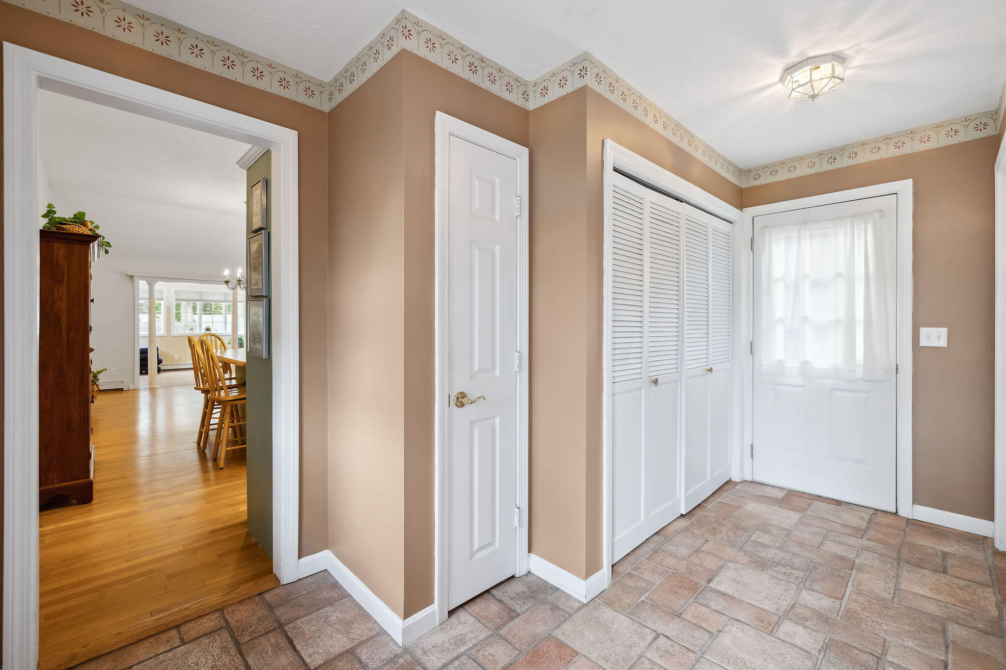 8 Seconsett Point Road Mashpee, MA 02649 - Photo 23 of 52 a view of a bathroom from the hallway