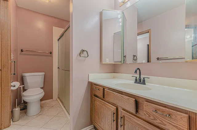 a bathroom with a sink and a toilet