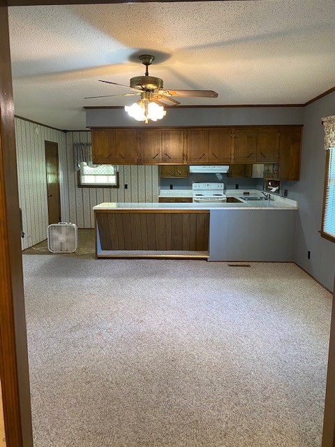 54 Purcell Road Leoma, TN 38468 - Photo 13 of 29 a view of a kitchen with a sink wooden floor and cabinets