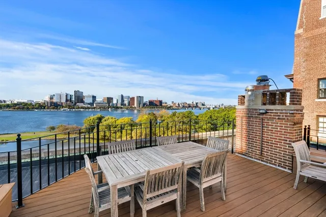 a view of a balcony with outdoor space