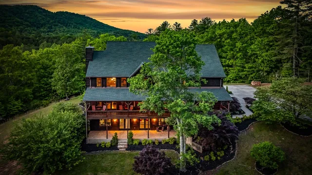 front view of a house with a small yard