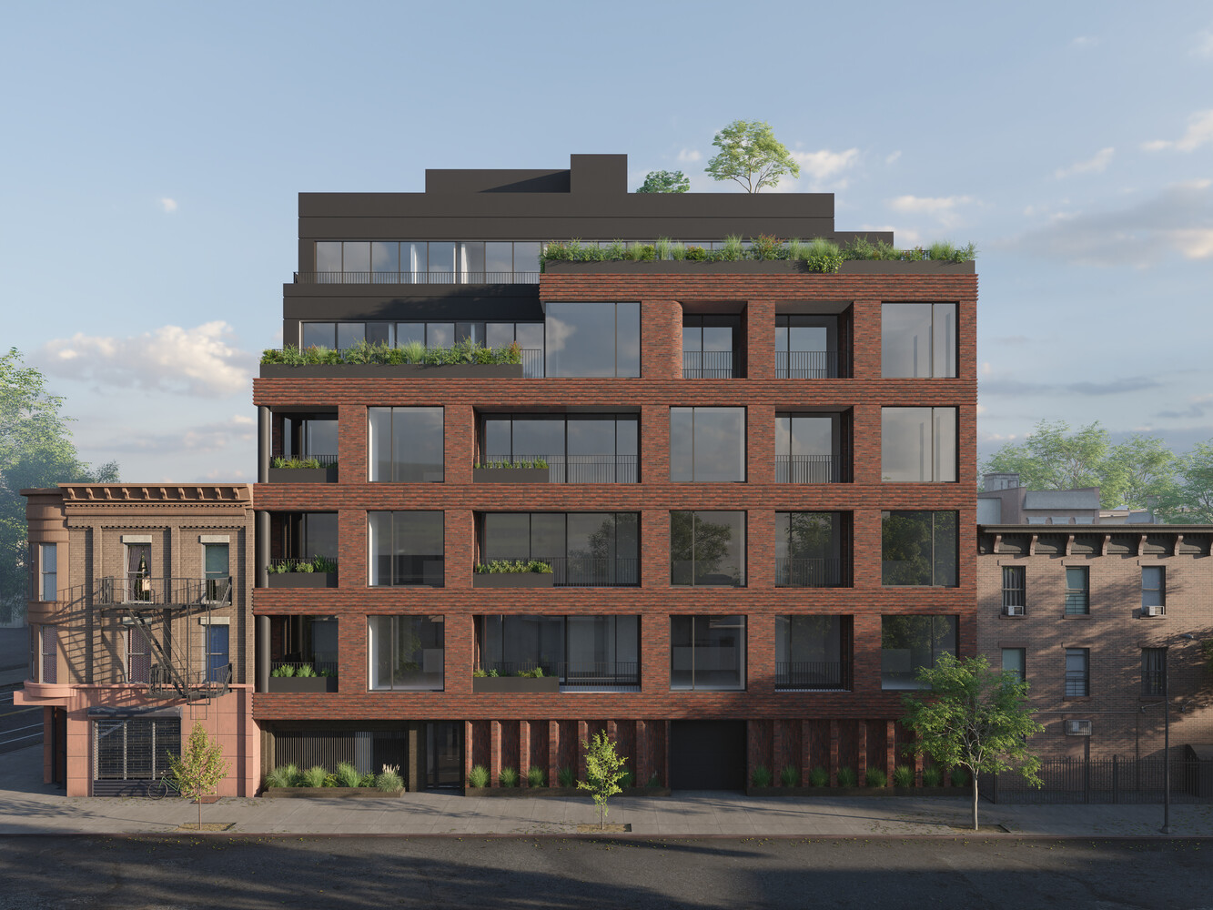 701 Prospect Place, Unit 202 Brooklyn, NY 11216 - Photo 6 of 7 a front view of a multi story building