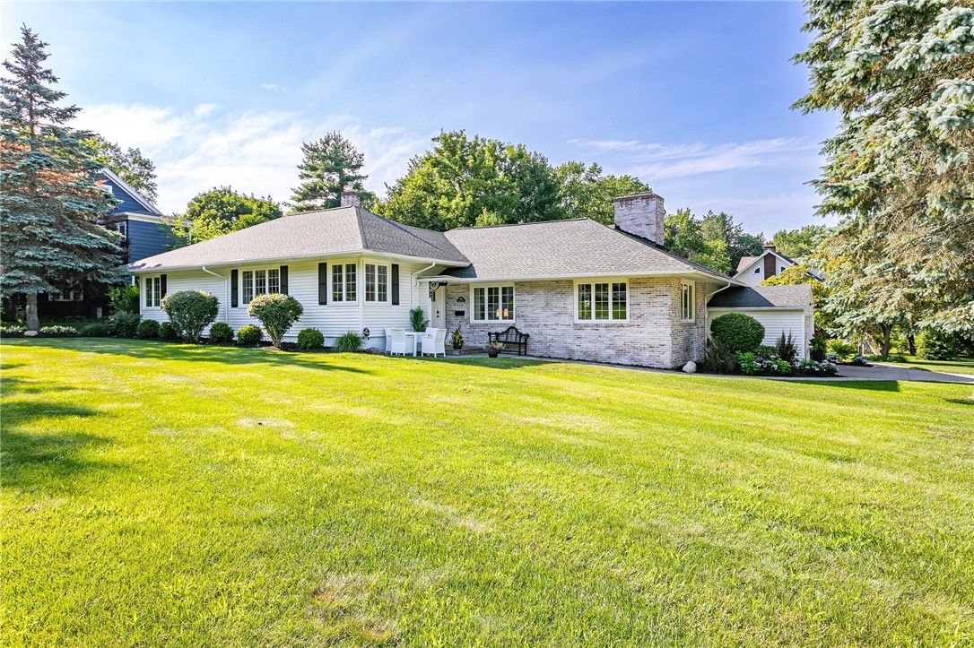 406 Kilbourn Road Pittsford, NY 14618 - Photo 1 of 1 Meticulous Exterior - White Washed Brick & Vinyl S