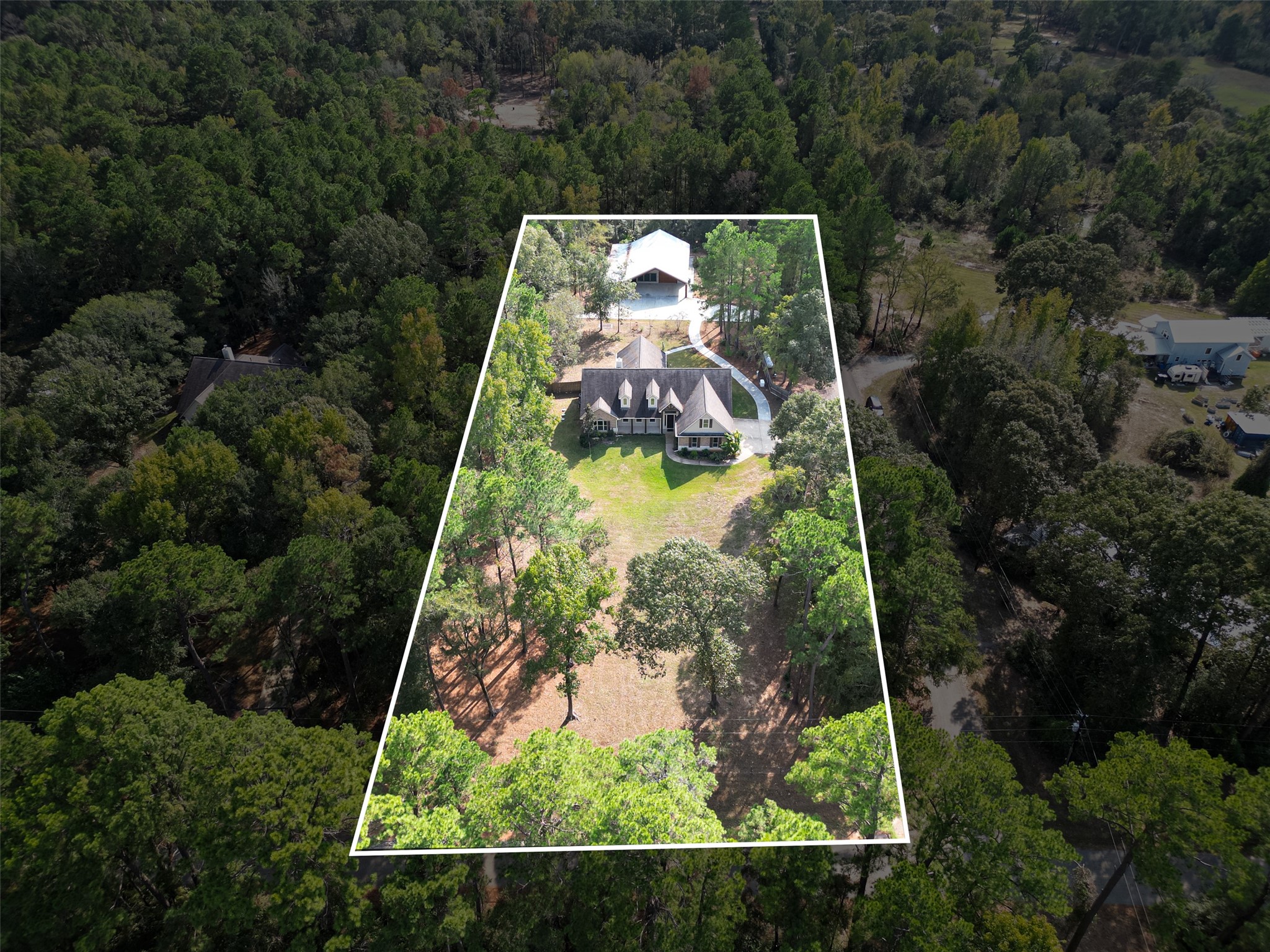 12322 High Fire Road Montgomery, TX 77356 - Photo 44 of 45 Property is surrounded by beautiful, mature trees.