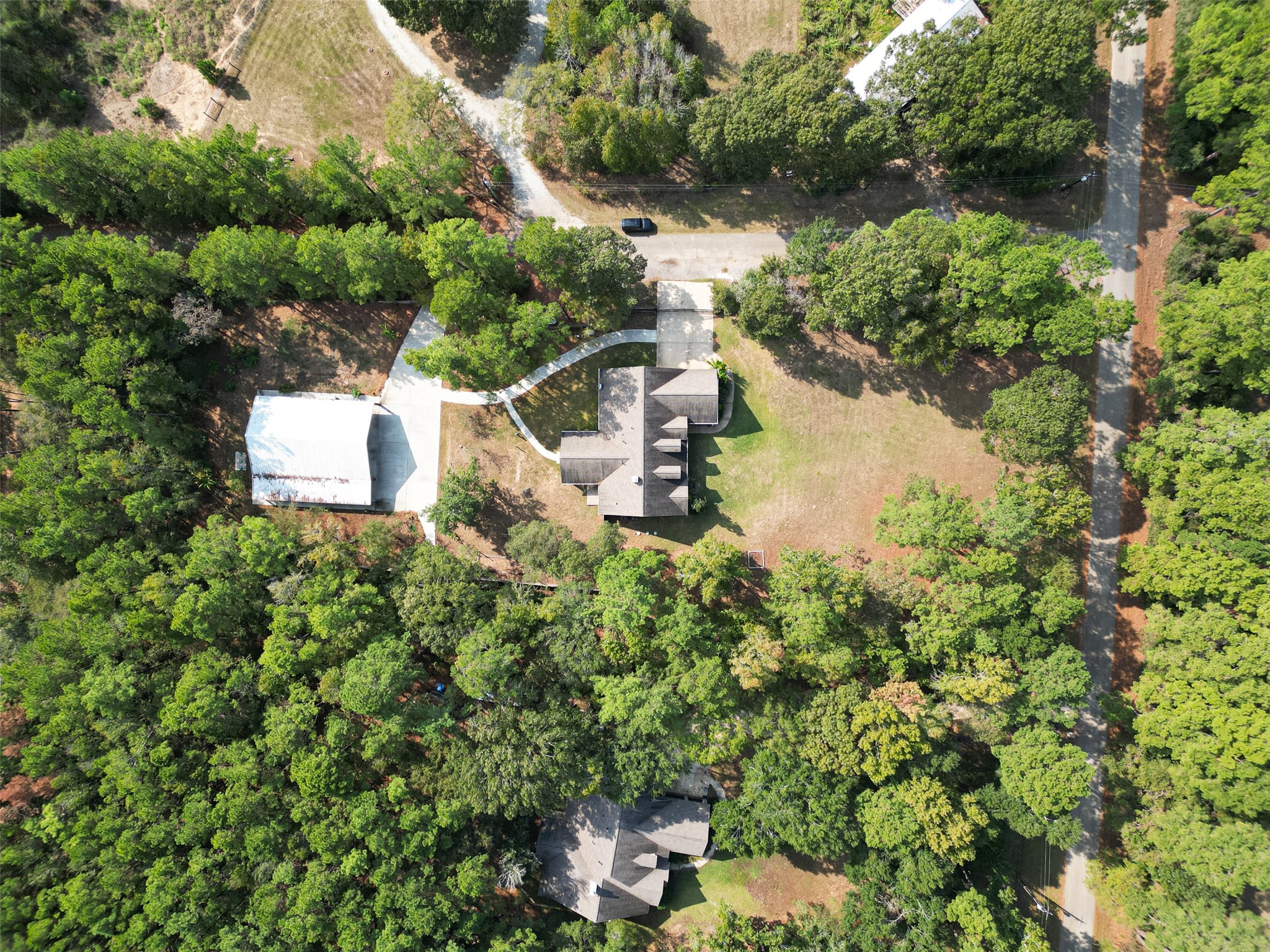 12322 High Fire Road Montgomery, TX 77356 - Photo 45 of 45 Showing both driveways to access the property off High Fire Rd.