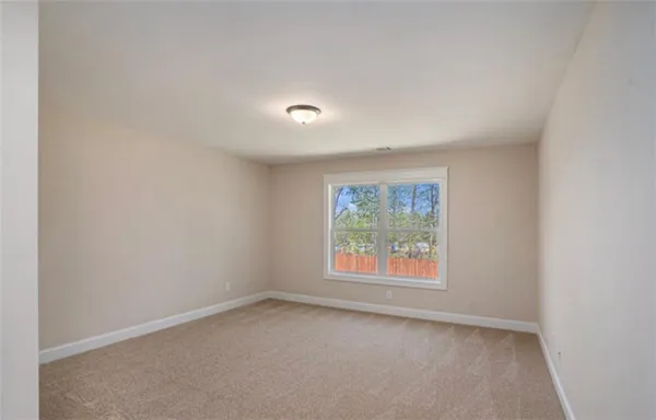 a view of empty room