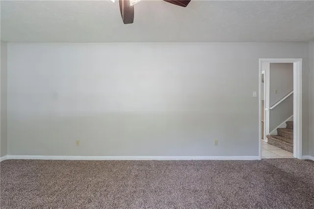 a view of an empty room