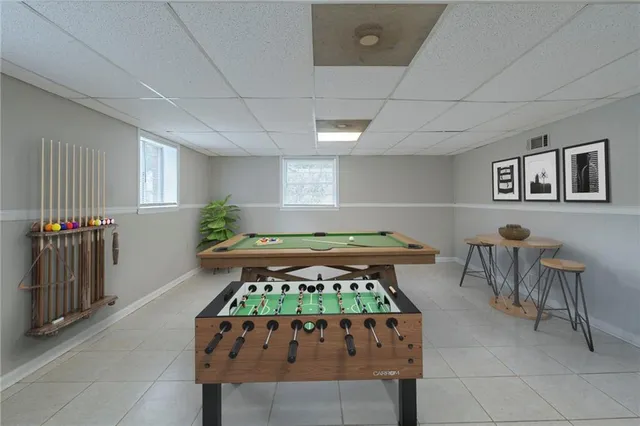 a room with storage and utility