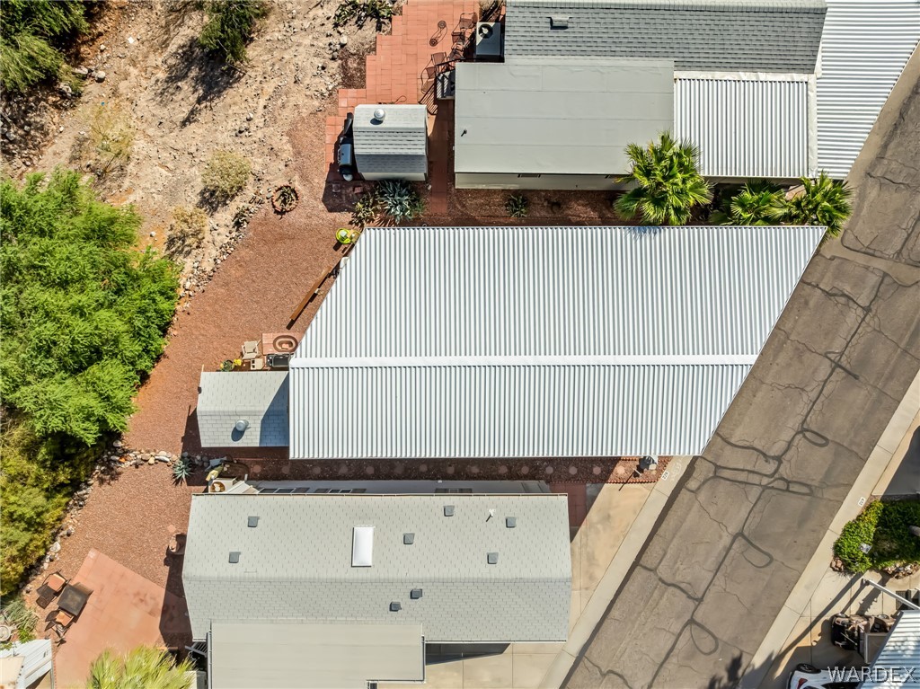 2000 Ramar Road, Unit 227 Bullhead City, AZ 86442 - Photo 21 of 40 Top-down view showing the full footprint? large covered RV parking and functional layout.