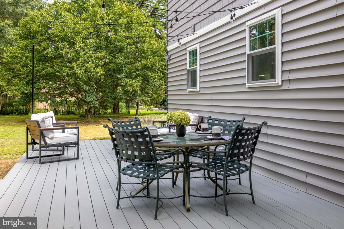 345 Park Avenue Swarthmore, PA 19081 - Photo 19 of 39 Deck with views of large side and rear yard