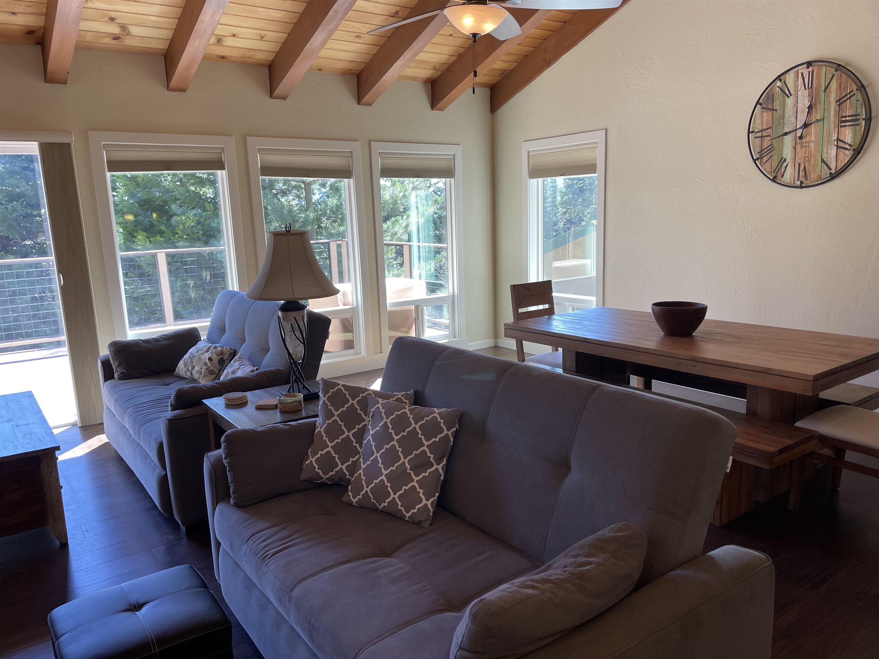 831 Timber Ridge Road Lake Almanor, CA 96137 - Photo 9 of 36 a living room with furniture and a window