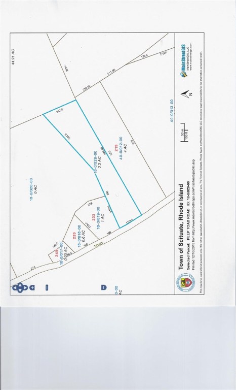 29 Peep Toad Road Scituate, RI 02857 - Photo 1 of 1 Plat Map