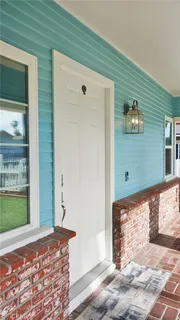 a view of a front door of a house