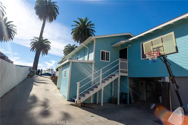 a view of a house with a patio