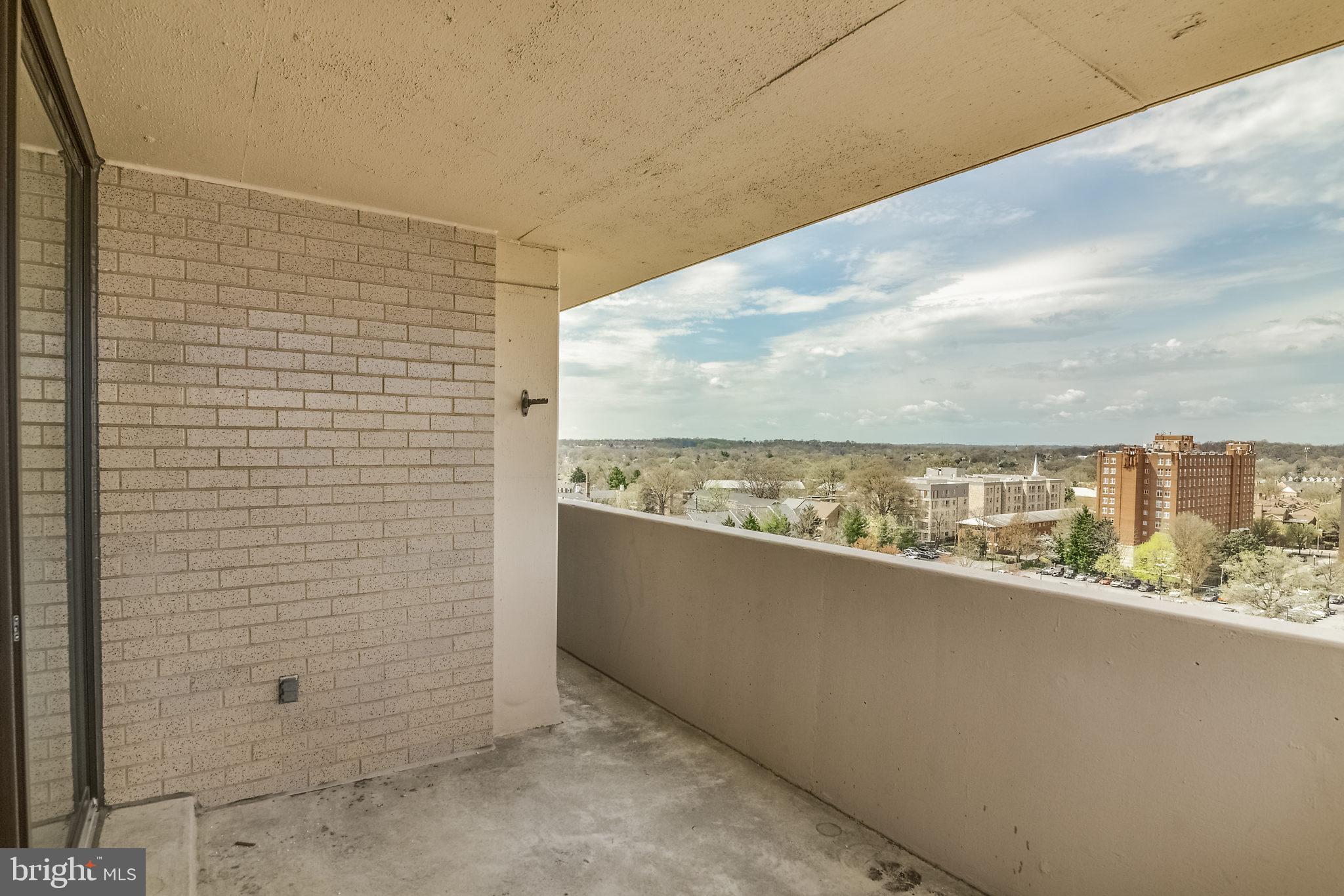 4141 North Henderson Road, Unit 1019 Arlington, VA 22203 - Photo 19 of 27 Spacious balcony with city skyline views.