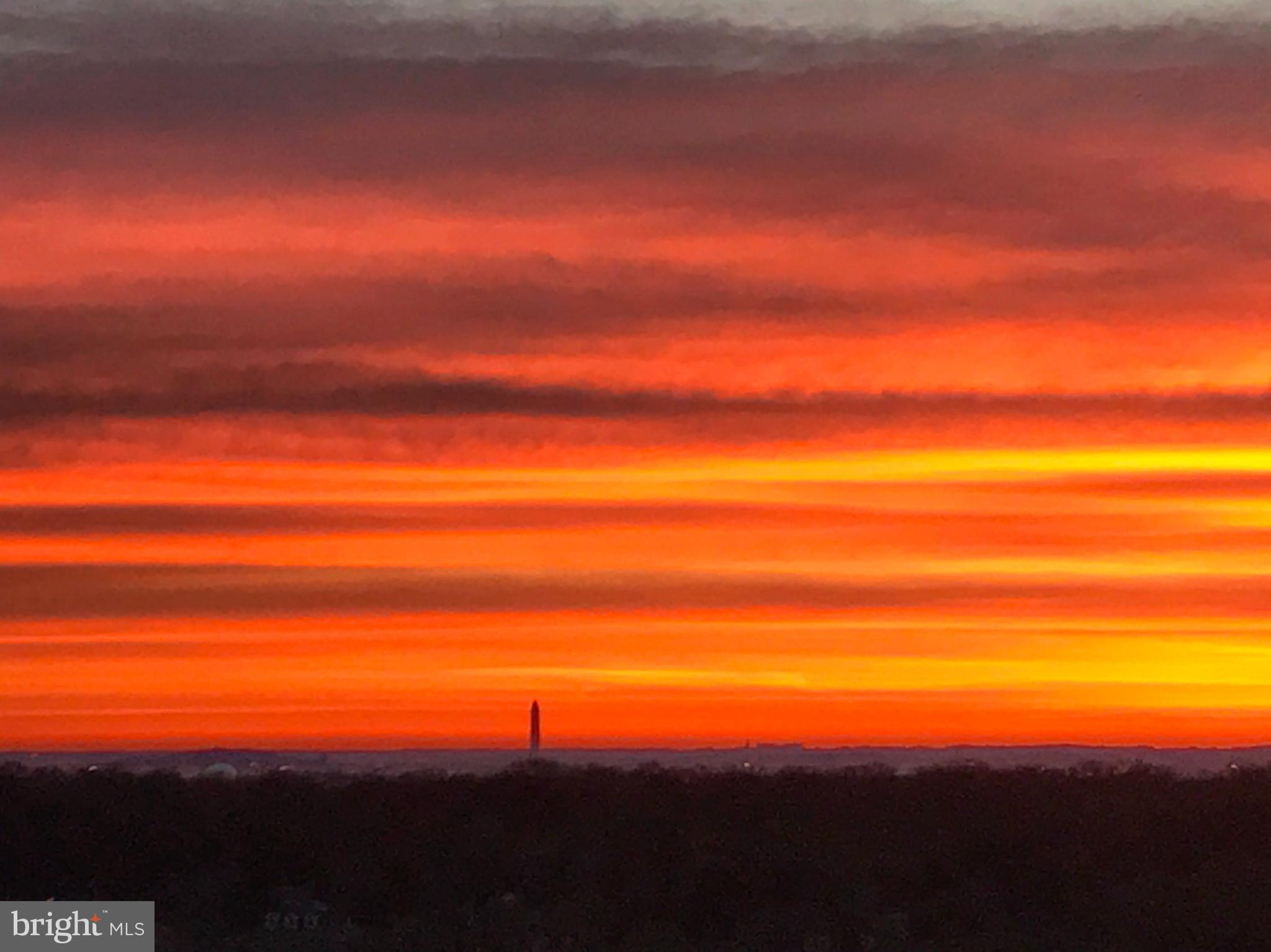 4141 North Henderson Road, Unit 1019 Arlington, VA 22203 - Photo 27 of 27 Vibrant sunset paints the skyline in hues.