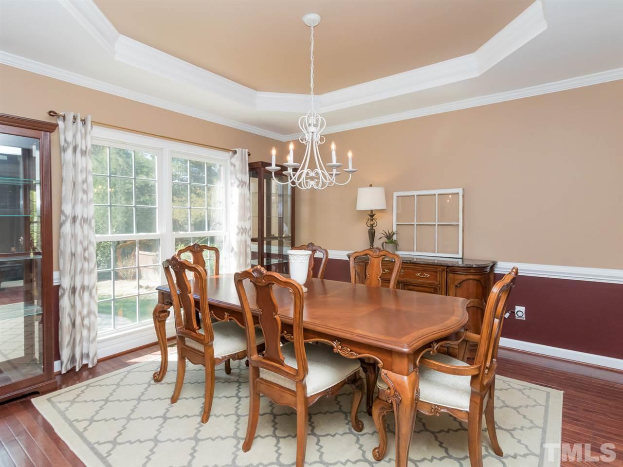5944 Jones Farm Road Wake Forest, NC 27587 - Photo 3 of 25 Trey Ceiling in Formal Dining Room