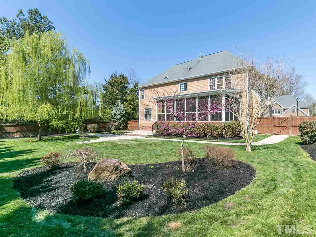 5944 Jones Farm Road Wake Forest, NC 27587 - Photo 22 of 25 Beautifully landscaped and fenced backyard