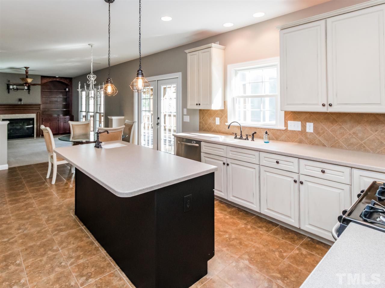 5944 Jones Farm Road Wake Forest, NC 27587 - Photo 7 of 25 Center Island Kitchen with Veggie Sink
